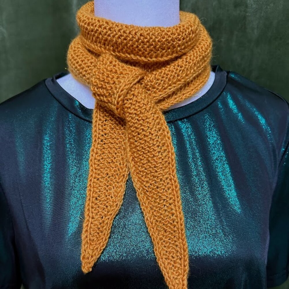 Mini Scarf Sophie Neck Knitted Scarf Women Scarf Handmade